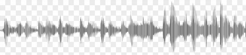 Monochrome Digital Audio Sound Wave Clip Art PNG