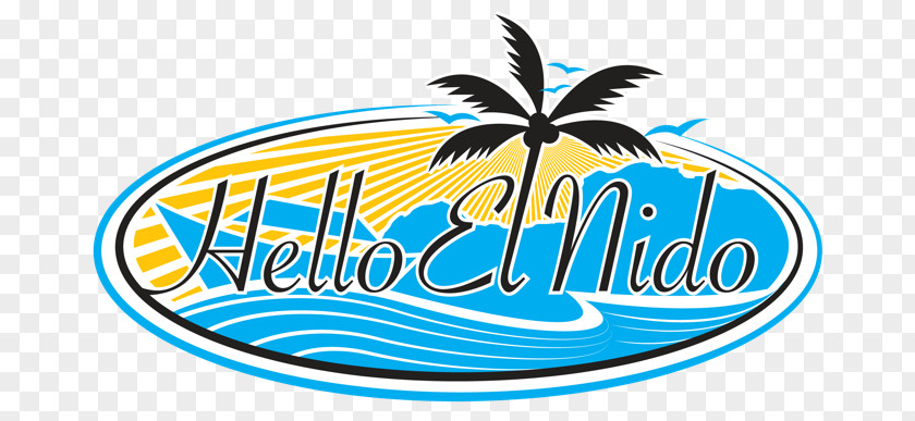 El Nido Philippines Nido, Palawan Hello Clip Art Logo PNG