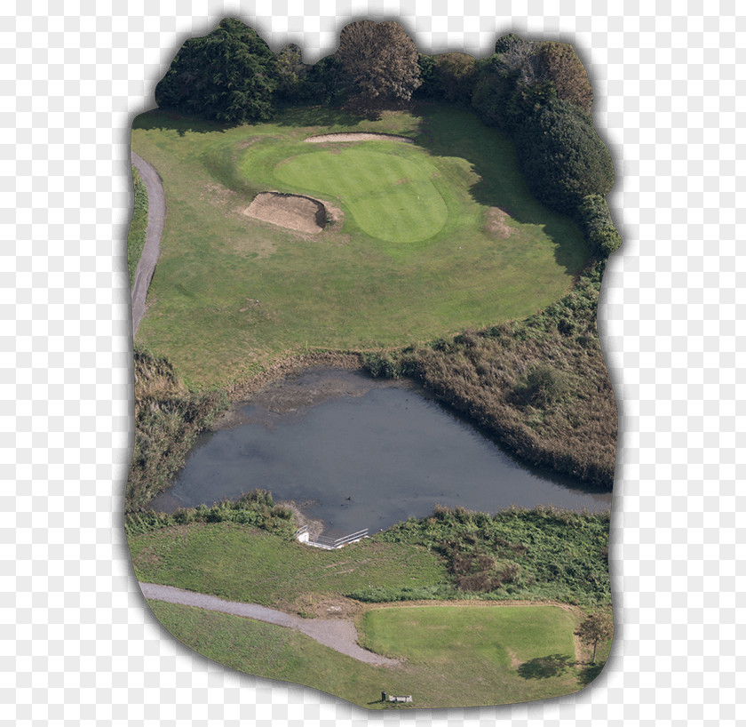 Golf Course Clubs Water Resources Aerial Photography PNG