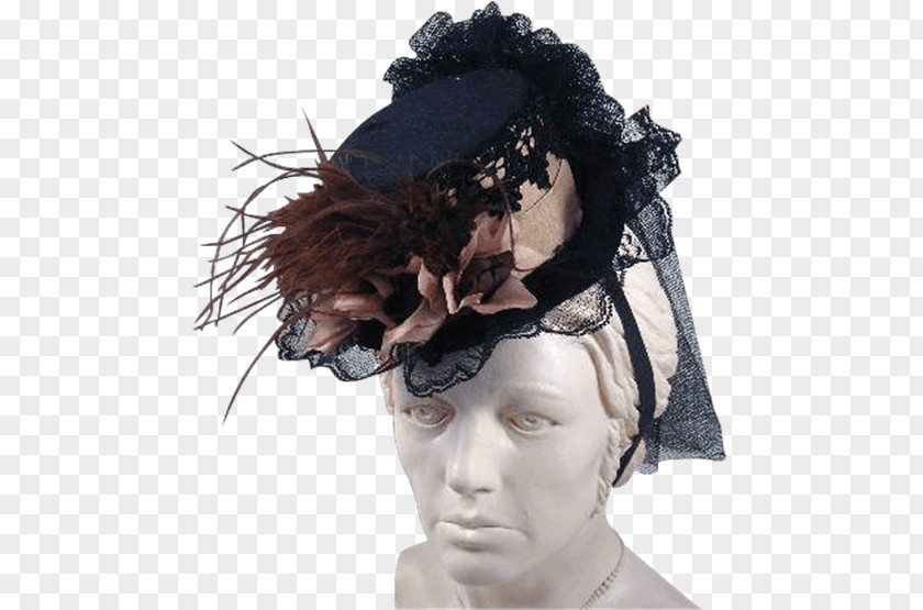 Hat Top Tricorne Red Society Leather PNG