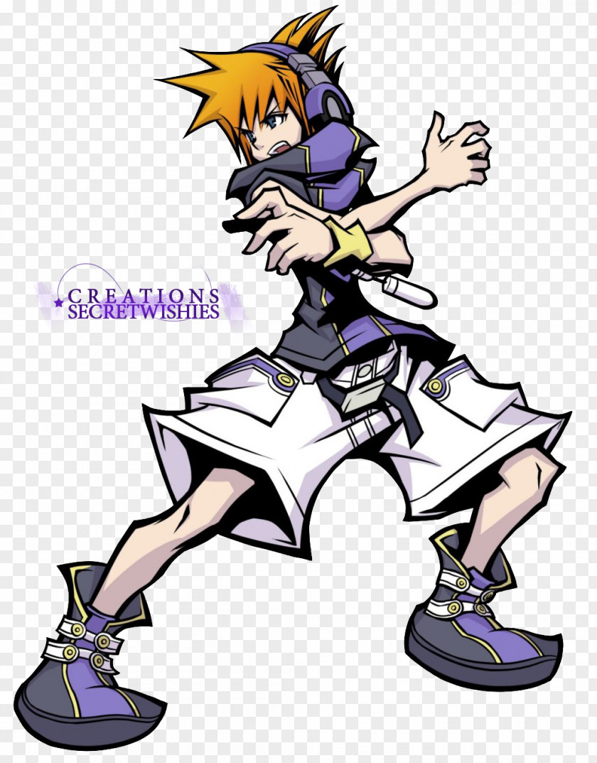 Kingdom Hearts The World Ends With You Video Game Character Protagonist PNG
