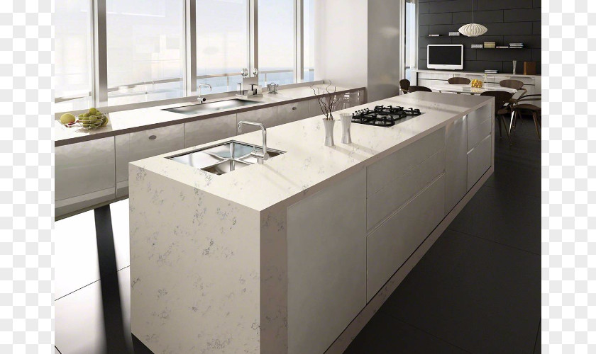Kitchen Carrara Countertop Engineered Stone Granite Marble PNG