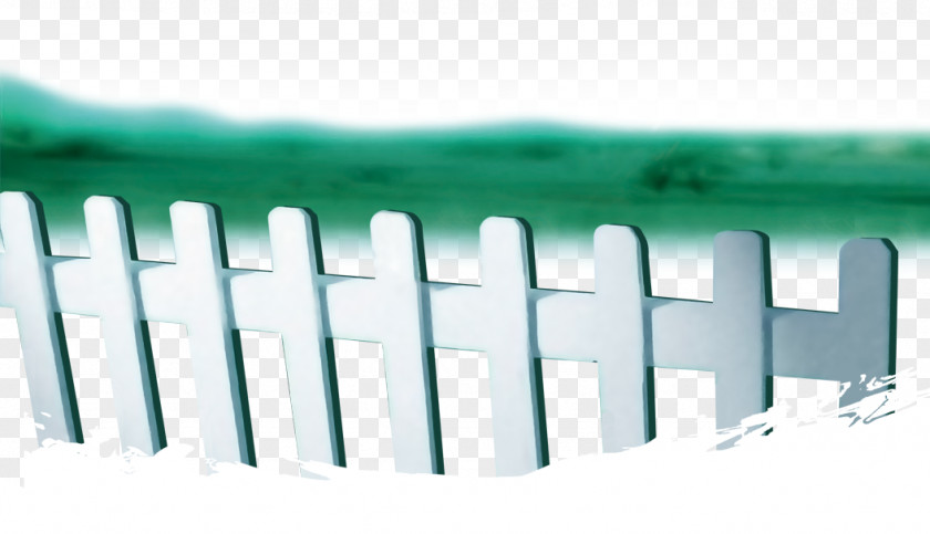 White Picket Fence Lawn PNG