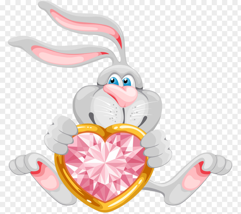 Bunny Love To Eat Stuff Easter Bugs Rabbit Illustration PNG