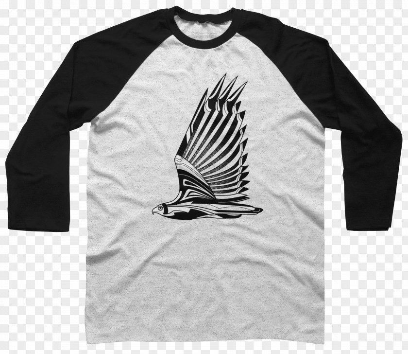 Hawk Long-sleeved T-shirt Hoodie PNG