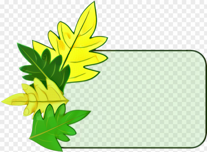 Plane Flower Green Leaf Logo PNG