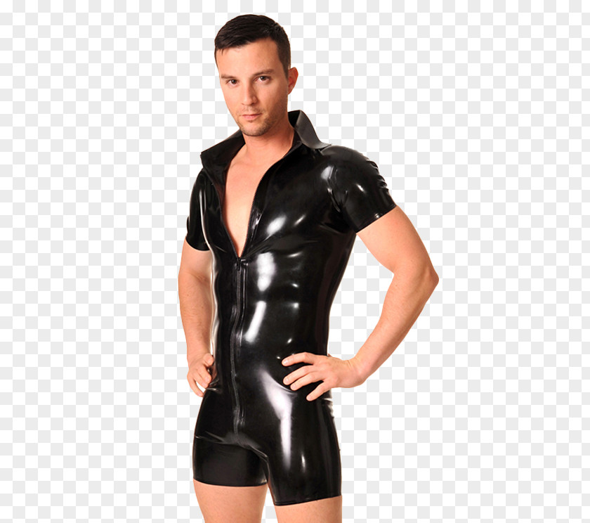 Shirt Catsuit Latex Collar Clothing PNG