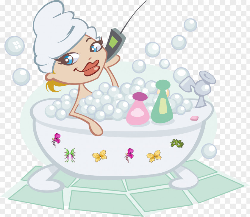 Bubble Bath Cliparts Bathtub Bathing Clip Art PNG