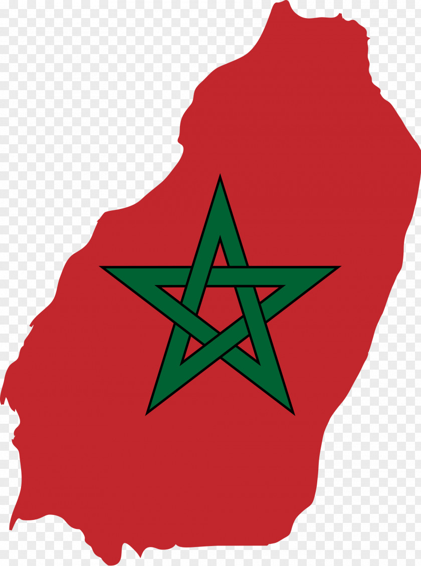 Morocco Flag Of Map Greater PNG