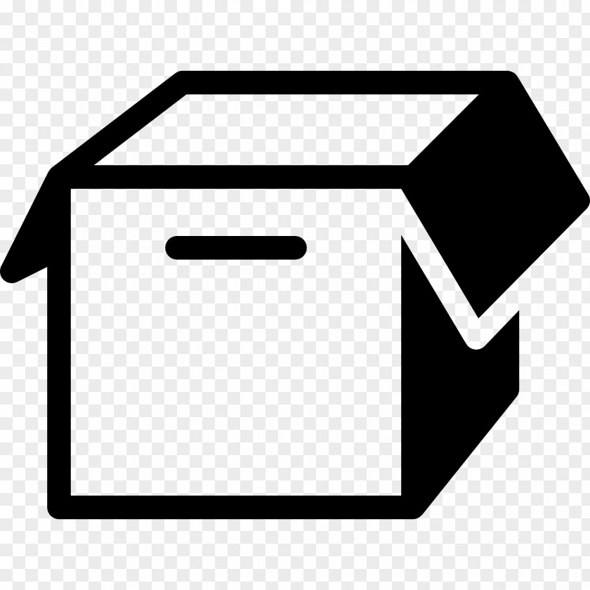 Open Box Cardboard Container PNG