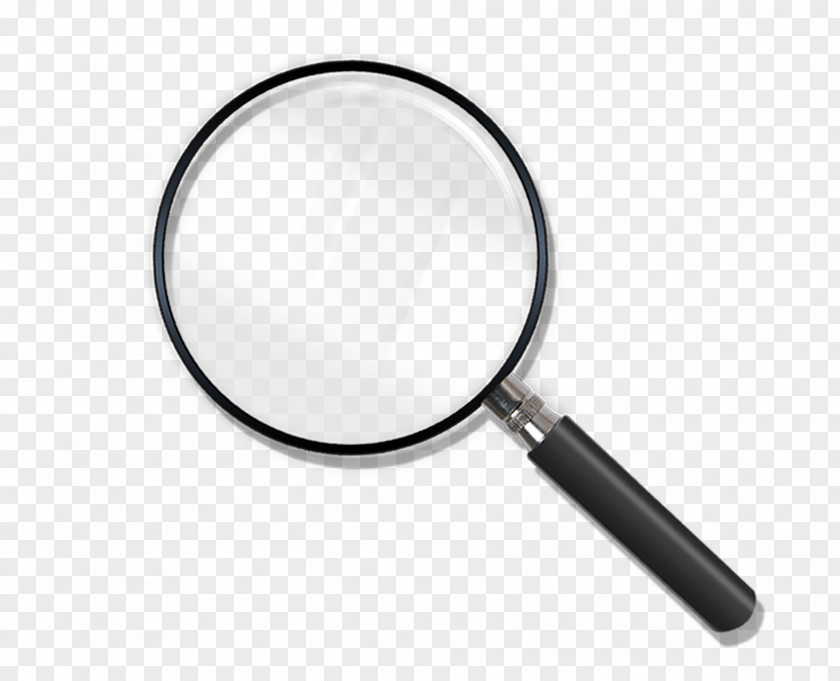 Realistic Magnifying Glass Icon PNG