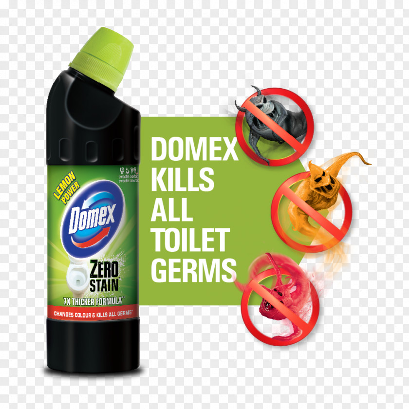 Bleach Toilet Cleaner Domestos PNG