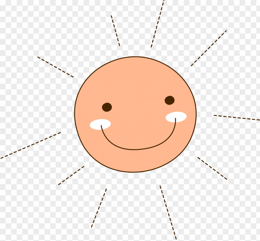 Cartoon Sun Mouth Circle Area Angle PNG