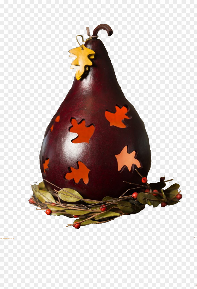 Gourd Rooster Christmas Ornament Fruit PNG