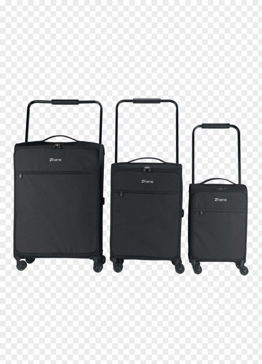 Luggage Set Suitcase Black M PNG