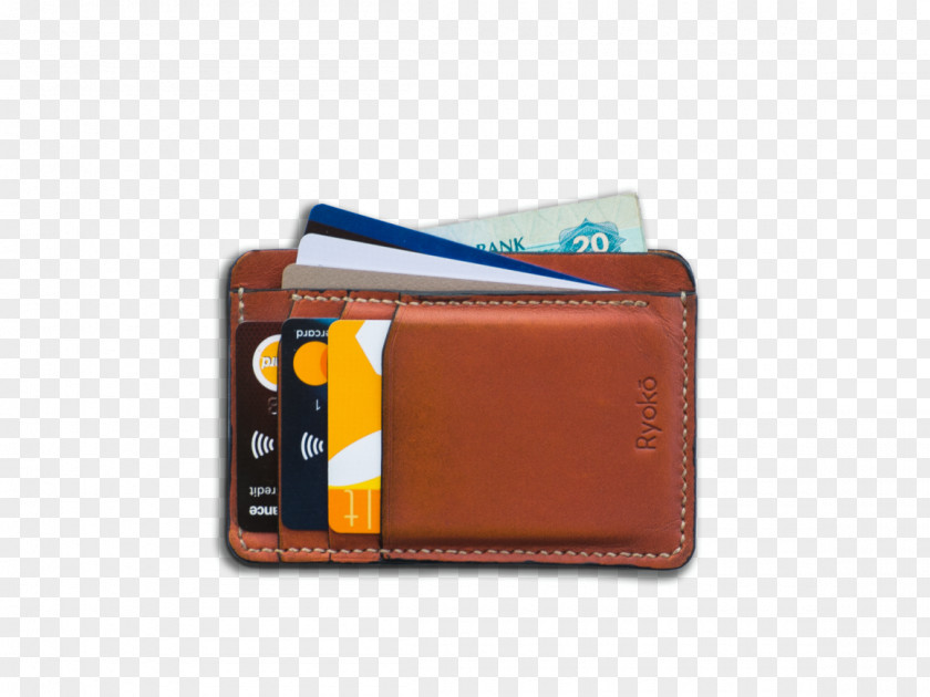 Minimal Wallet Leather Bag Credit Card Tanning PNG