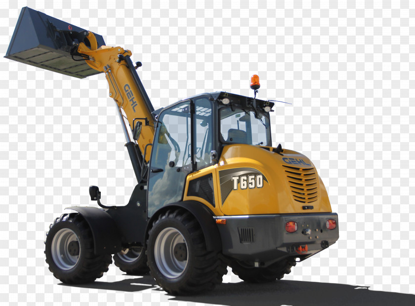 Bulldozer Loader Gehl Company Telescopic Handler Heavy Machinery Articulated Vehicle PNG