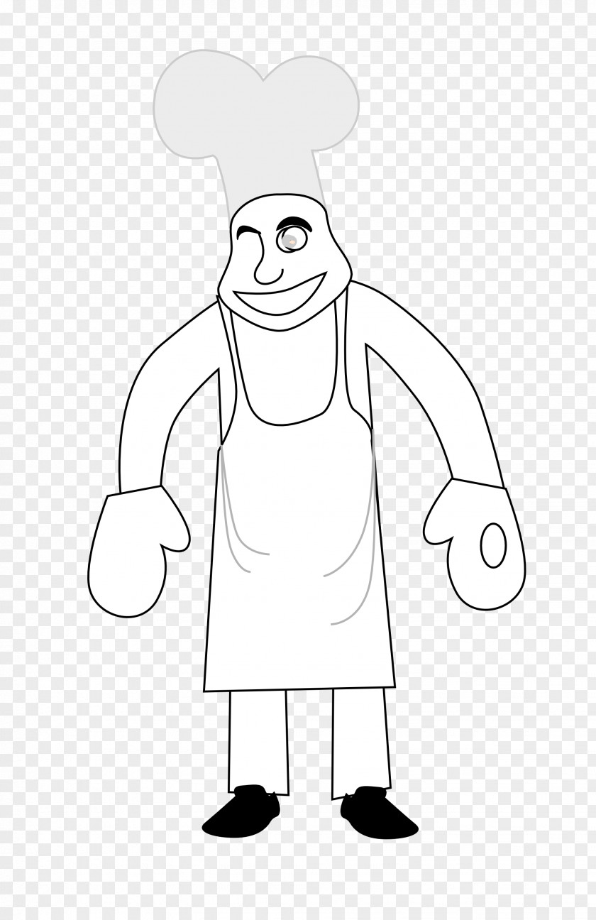 Chef Drawing Line Art /m/02csf Clip PNG