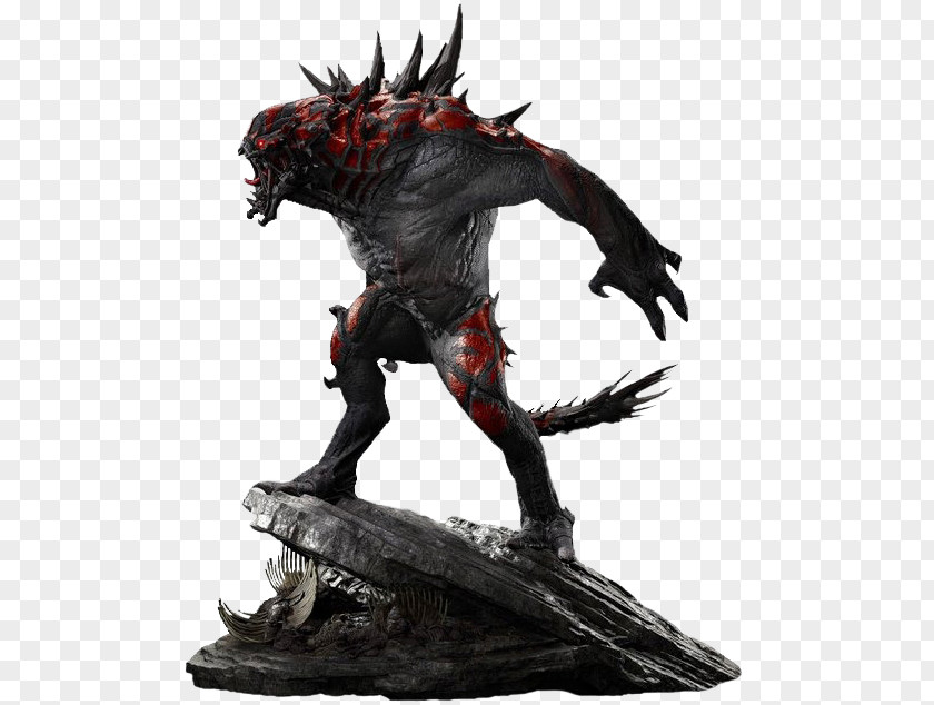 Evolve Statue PlayStation 4 Titanfall Video Game PNG