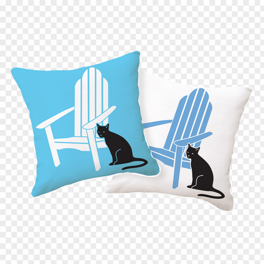 Pillow Cushion Throw Pillows Adirondack Chair Cat PNG