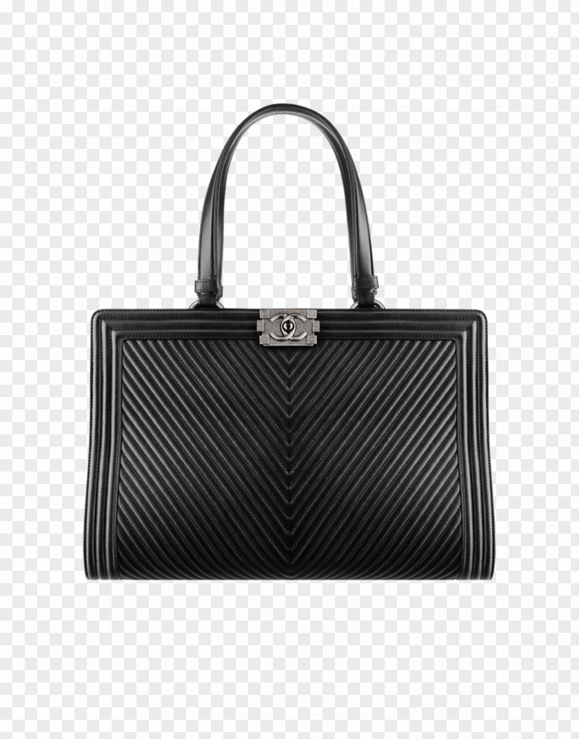 Chanel Bag Black Laptop Tote Leather Handbag PNG