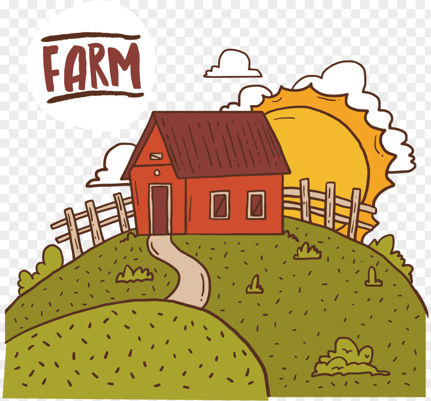 Farm Vector Graphics Design Image Download PNG