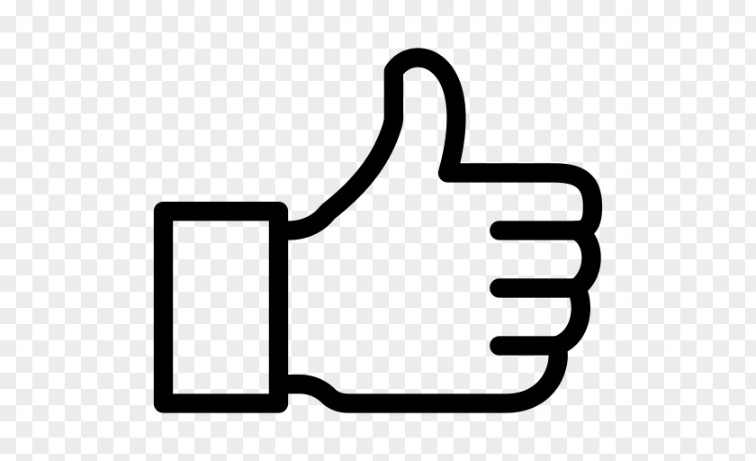Thumbs Up Social Media Thumb Signal Like Button Symbol PNG