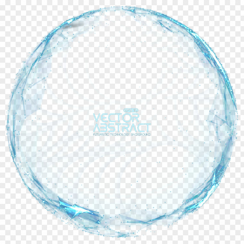 Blue Ball Light Effect Circle Area Pattern PNG