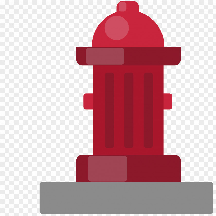 Flat Fire Hydrant Icon PNG