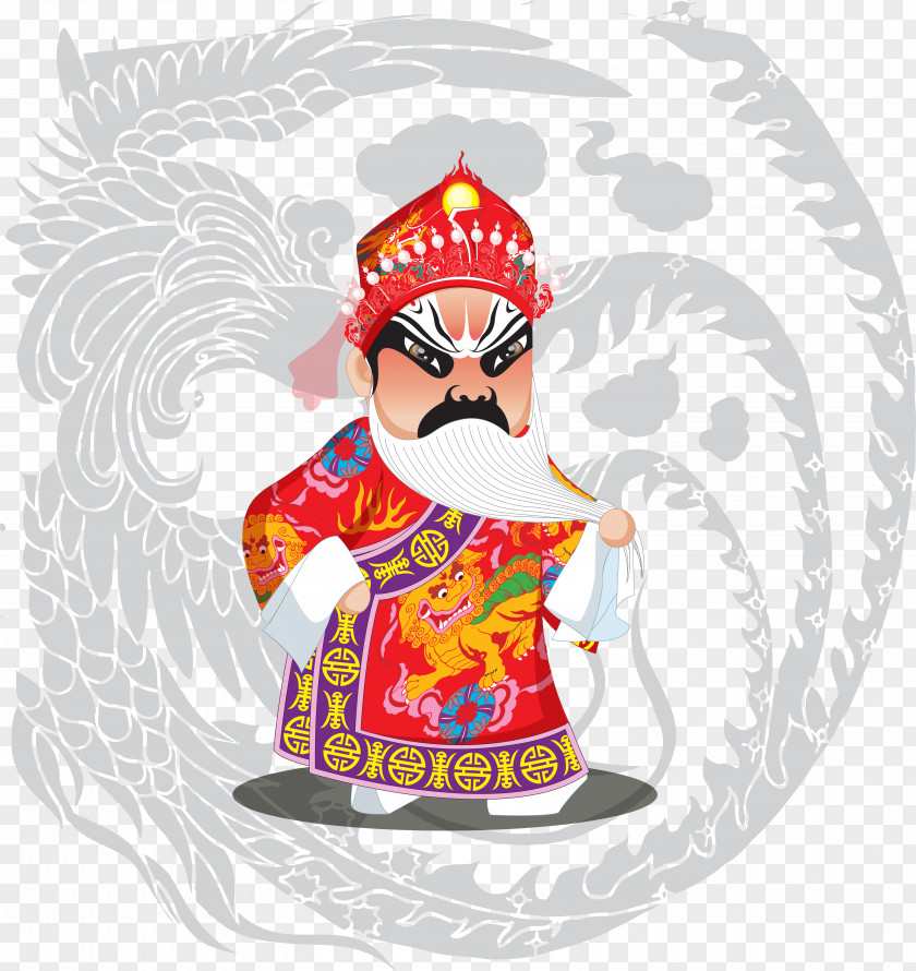 Opera Peking Cartoon Character PNG