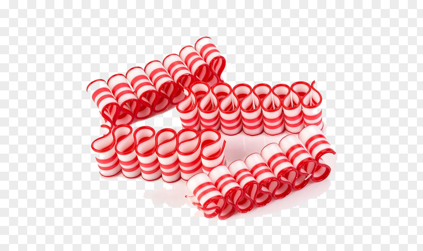 Paper Ribbon Candy Cane Reese's Pieces Peppermint PNG