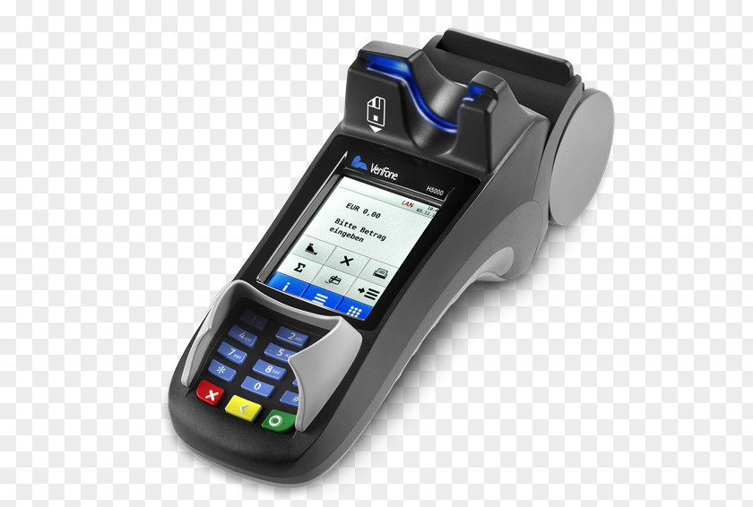 Verifone Electronic Cash Terminal Computer Payment Debit Card PNG