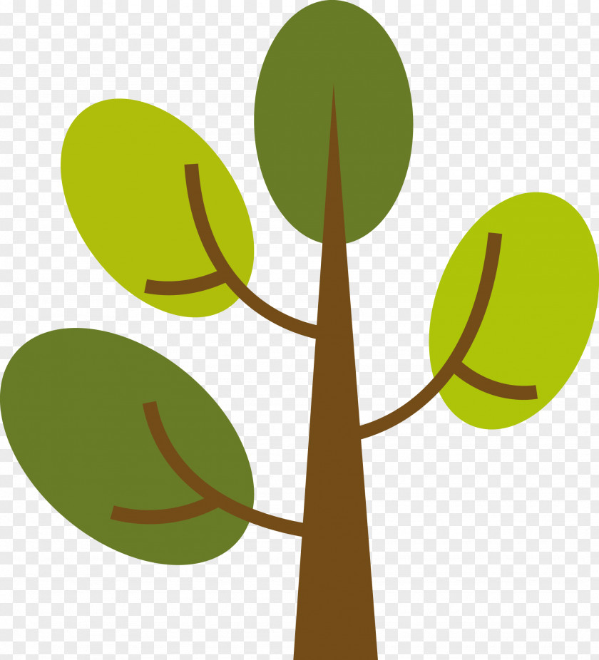 Lush Tree Vector Branch Leaf Euclidean PNG