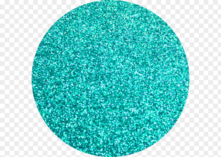 Glitter Material Blue Eye Shadow Color Turquoise PNG