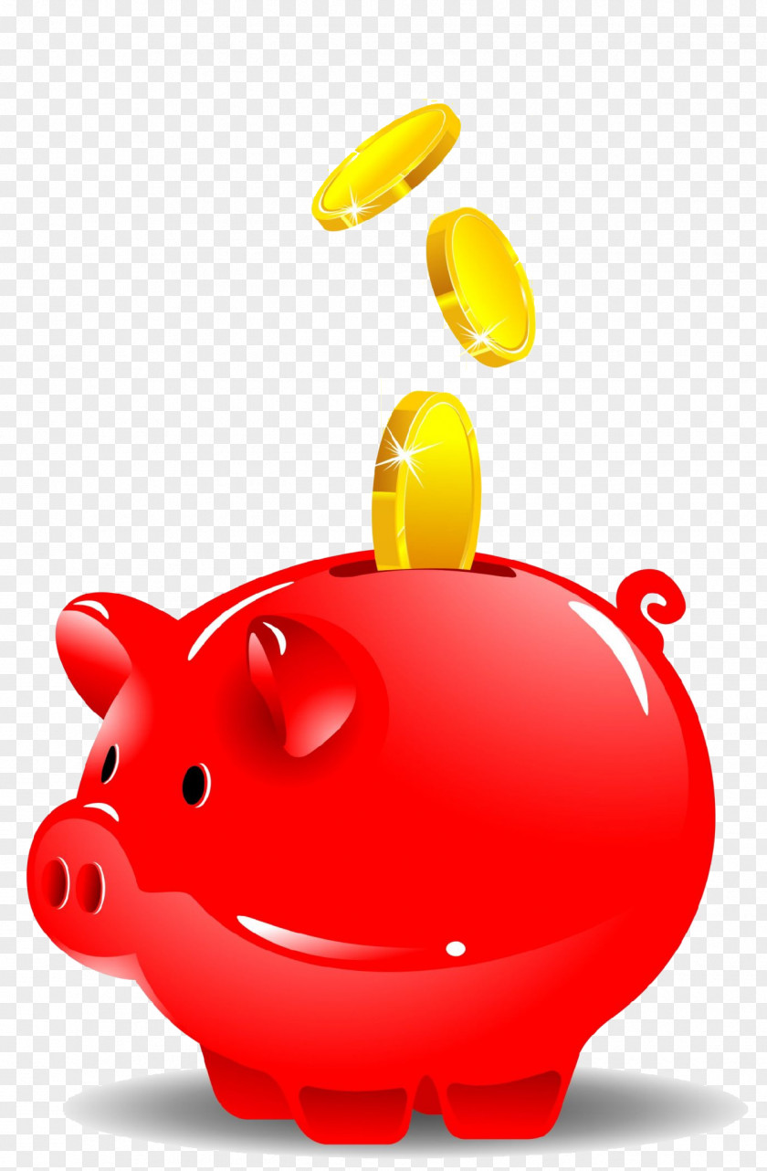 Money Bag Piggy Bank Clip Art PNG