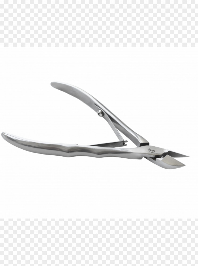 Satin Diagonal Pliers Staleks Tool Cuticle Nail PNG