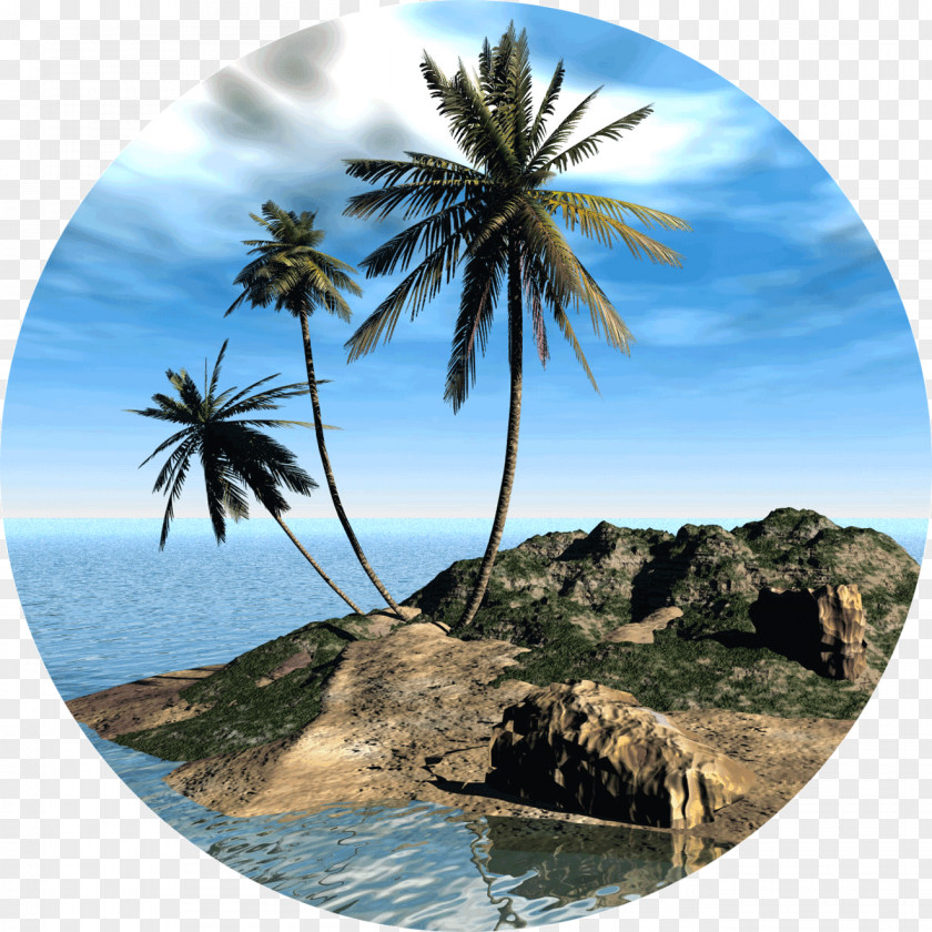 Island Desktop Wallpaper Desert Beach PNG