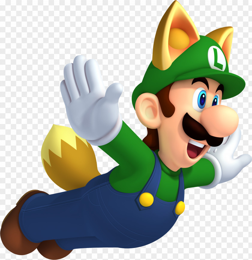 Luigi New Super Mario Bros. 2 Wii PNG