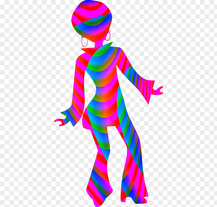 Silhouette 1970s Disco 1980s Dance Drawing PNG