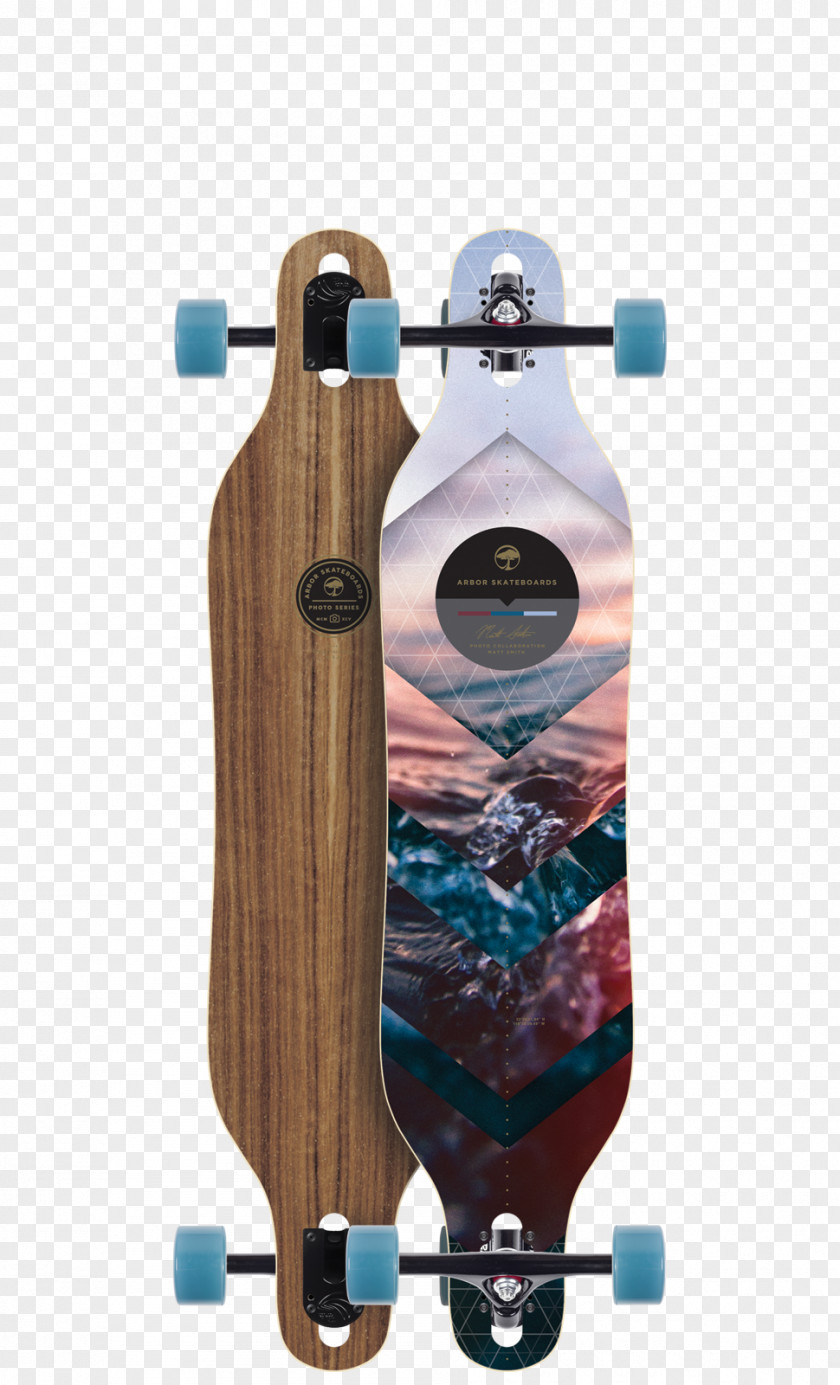 Skateboard Arbor Axis Walnut Longboard Complete Snowboard Freeride PNG