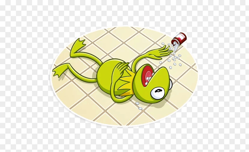 Frog Kermit The Stickers Violette Telegram PNG