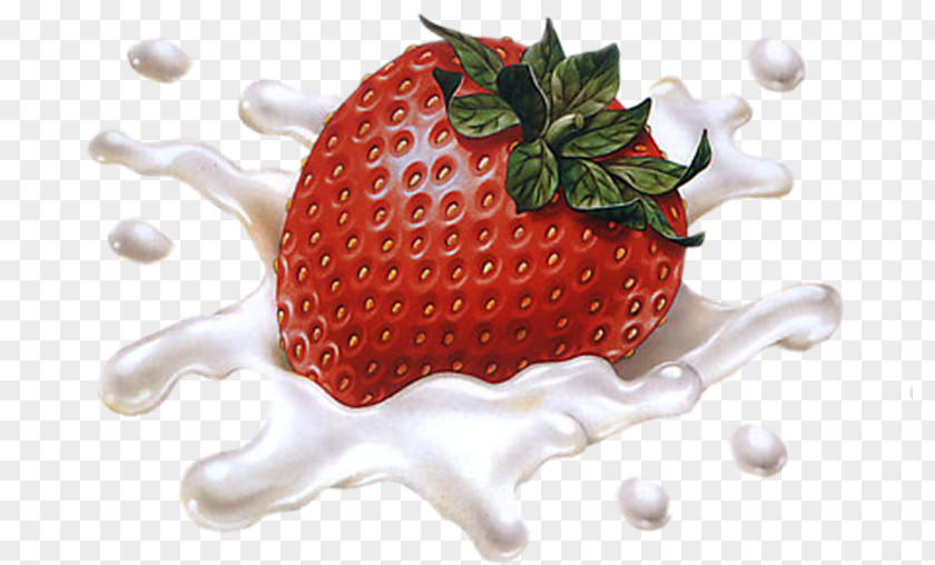 Milk Flavored Breakfast Cereal Belgian Waffle Strawberry PNG