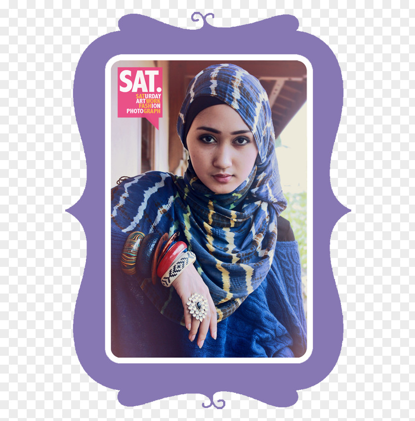 Pelangi Dian Scarf Hijab Keffiyeh Knitting PNG