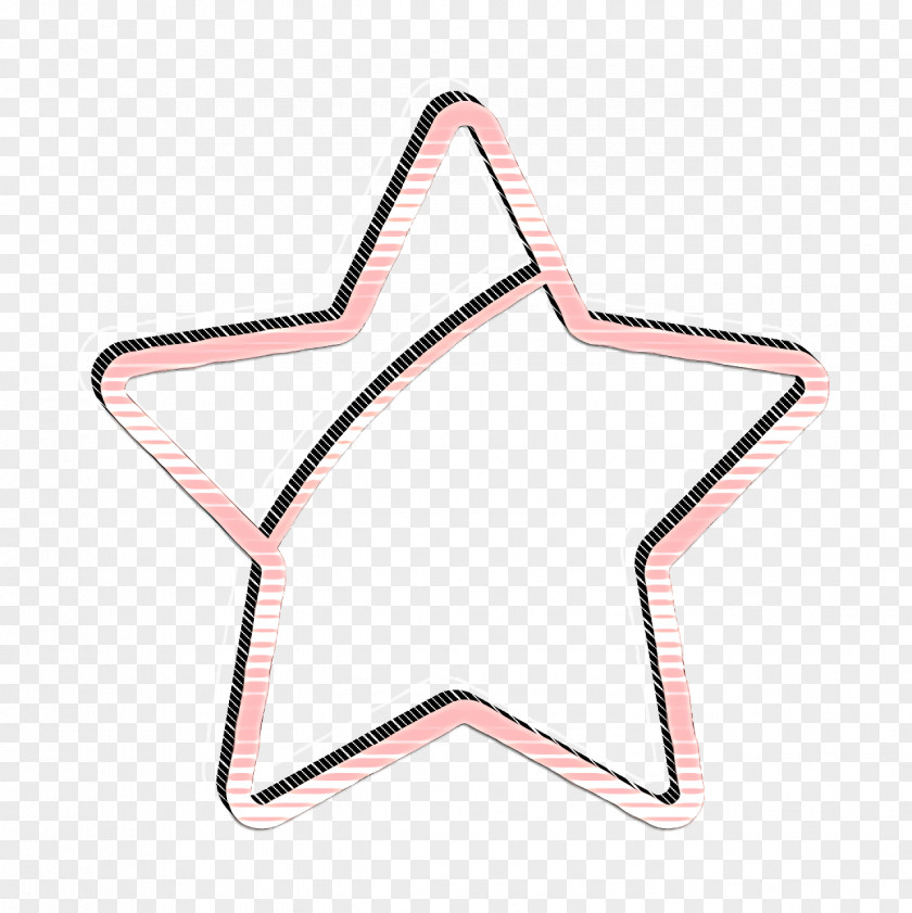 Star Pink Christmas Icon PNG