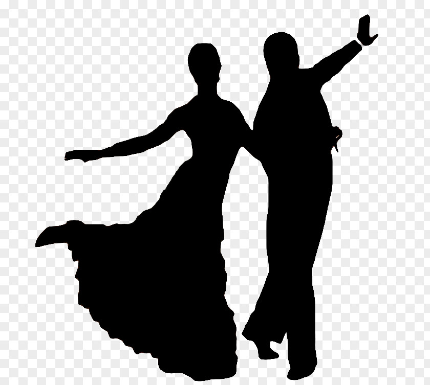 Dancing Silhouette Foxtrot Ballroom Dance Jive PNG