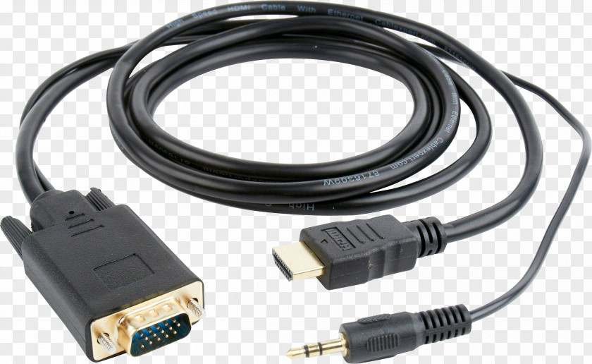 HDMi VGA Connector HDMI Adapter Electrical Cable Computer Port PNG