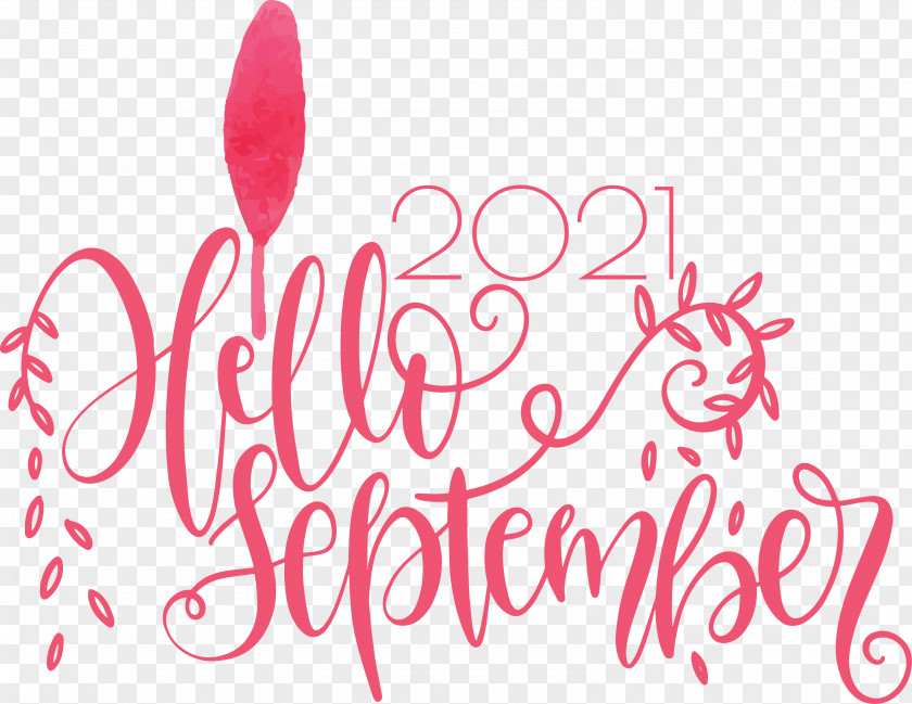 Hello September September PNG