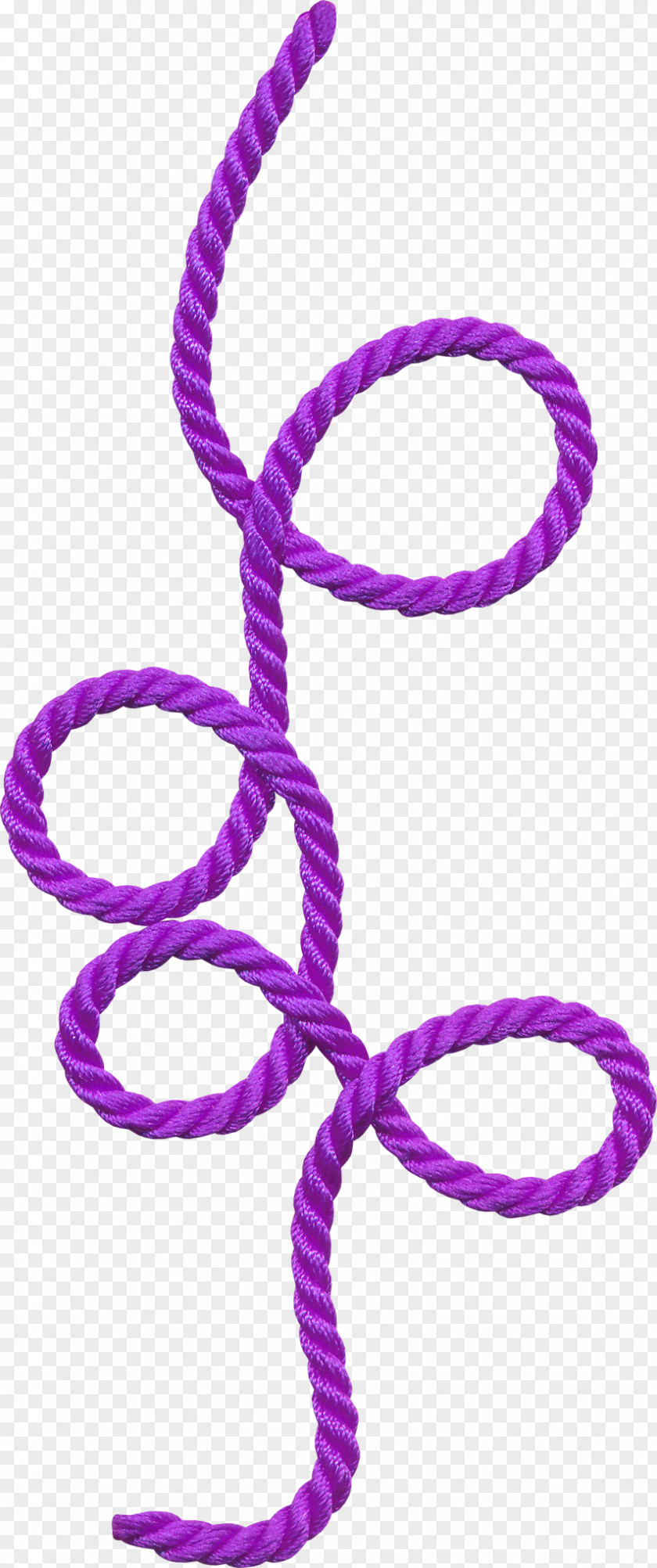 Pretty Purple Rope Clip Art PNG