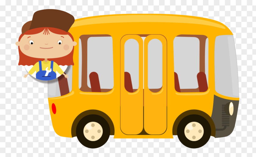 Public Transport Car School Bus PNG