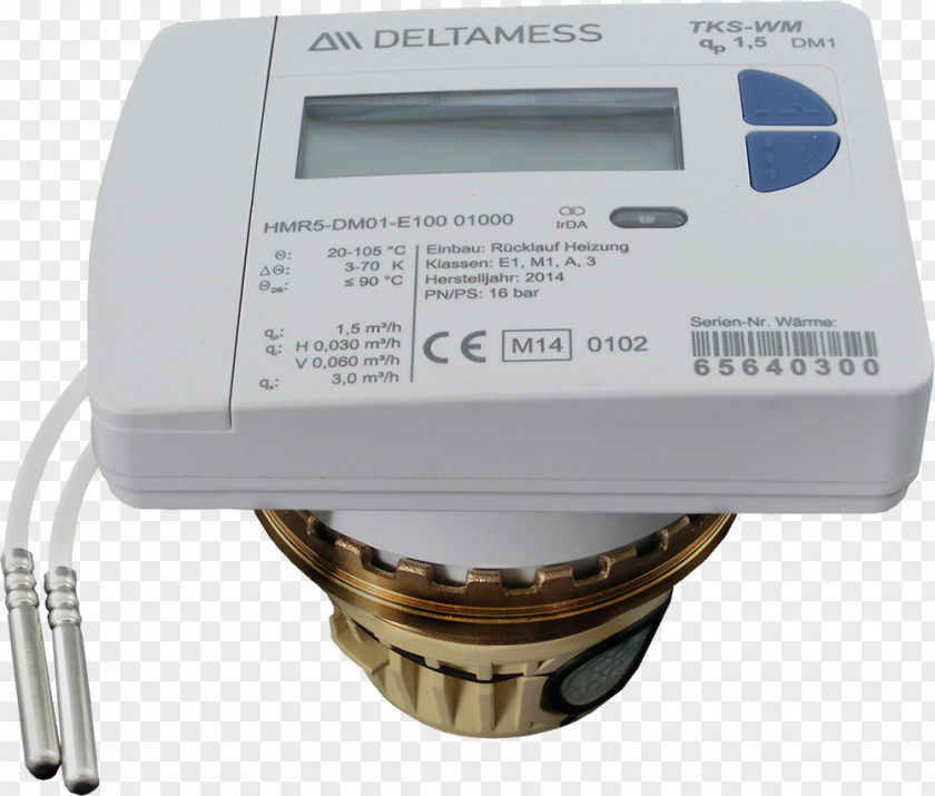 TL Heat Meter Counter Resol Wärmemengenzähler WMZ Mit V40-25 Volumenmessteil Product PNG